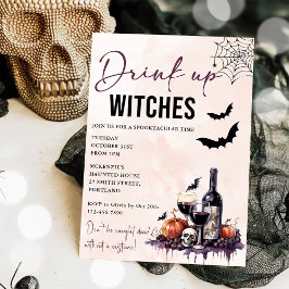 Invitación a la fiesta de Halloween de Bebe Up Wit
