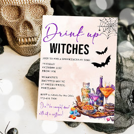Invitación a la fiesta de Halloween de Bebe Up Wit