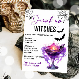 Invitación a la fiesta de Halloween de Bebe Up Wit