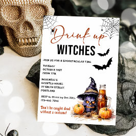 Invitación a la fiesta de Halloween de Bebe Up Wit