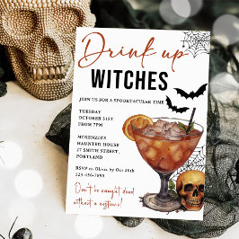 Invitación a la fiesta de Halloween de Bebe Up Wit