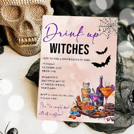 Invitación a la fiesta de Halloween de Bebe Up Wit