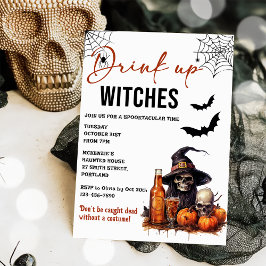 Invitación a la fiesta de Halloween de Bebe Up Wit