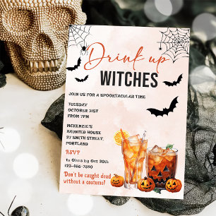 Invitación a la fiesta de Halloween de Bebe Up Wit