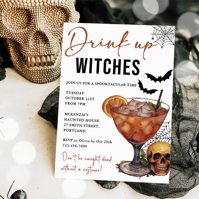 Invitación a la fiesta de Halloween de Bebe Up Wit (Subido por el creador)