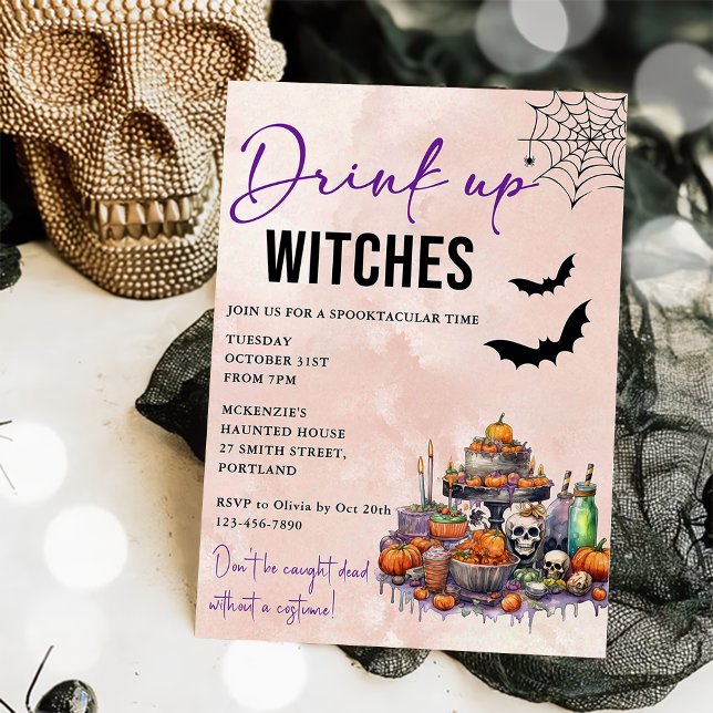 Invitación a la fiesta de Halloween de Bebe Up Wit (Subido por el creador)