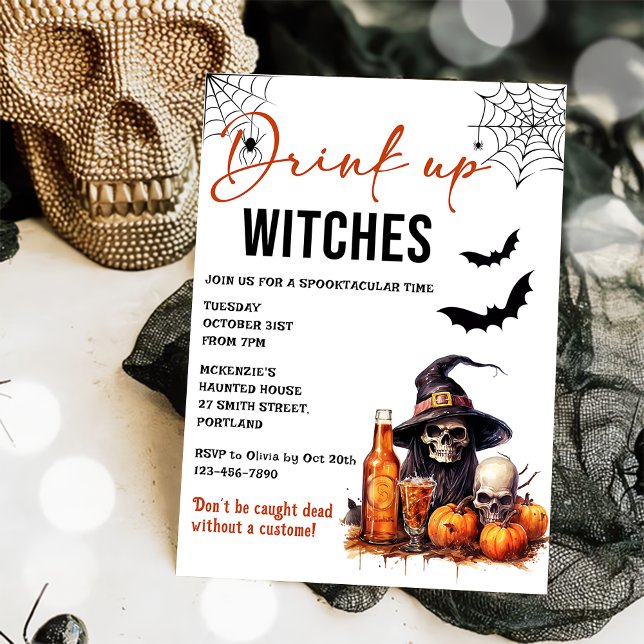 Invitación a la fiesta de Halloween de Bebe Up Wit (Subido por el creador)