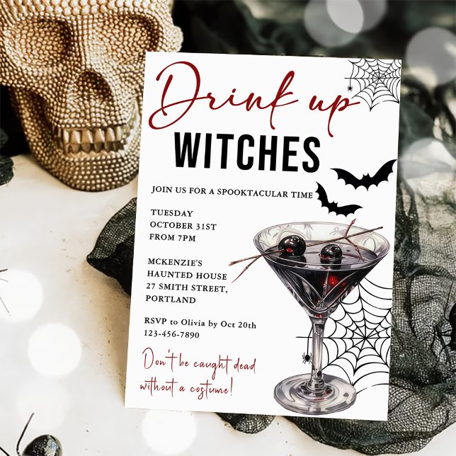 Invitación a la fiesta de Halloween de Bebe Up Wit (Subido por el creador)