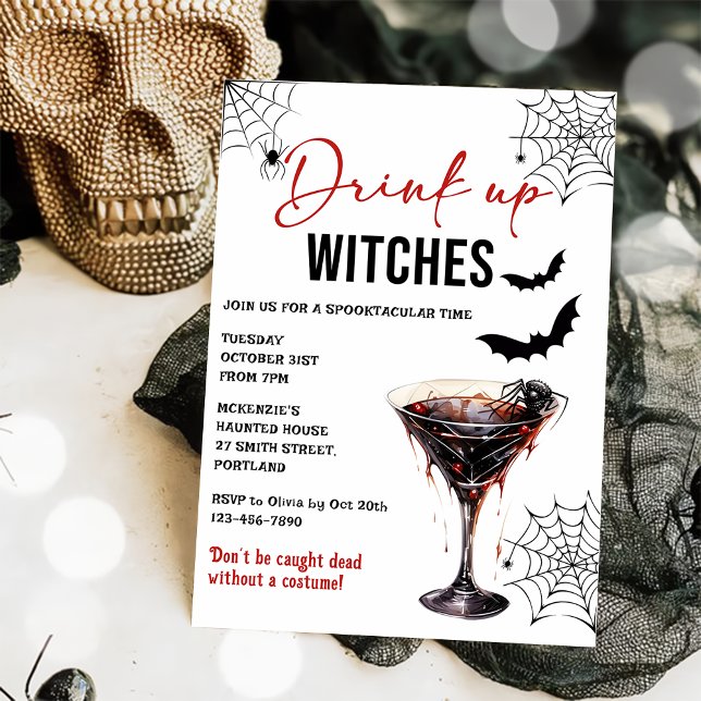 Invitación a la fiesta de Halloween de Bebe Up Wit (Subido por el creador)