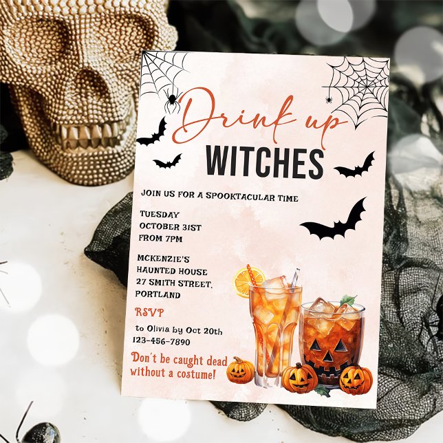 Invitación a la fiesta de Halloween de Bebe Up Wit (Subido por el creador)
