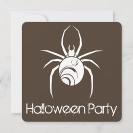 Invitación a la fiesta de Halloween de Big Spider