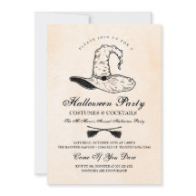 Invitación a la fiesta de Halloween de Brujas Vint