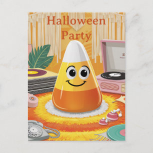 Invitación a la fiesta de Halloween de Candy Candy