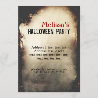 Invitación a la fiesta de Halloween de época