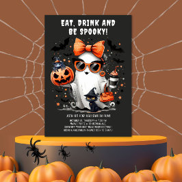 Invitación a la fiesta de Halloween de Ghost espel