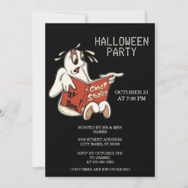 Invitación a la fiesta de Halloween de Ghost Stori