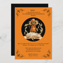 Invitación a la fiesta de Halloween de Guay Scarec