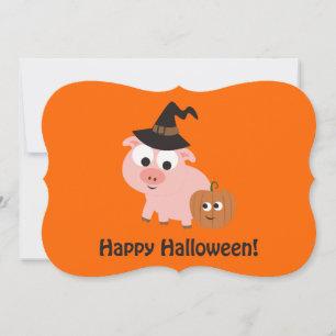 Invitación a la fiesta de Halloween de la Bruja de
