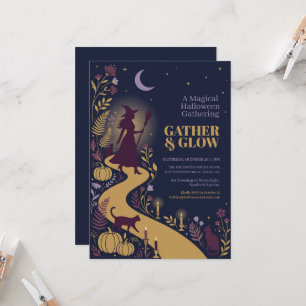 Invitación a la Fiesta de Halloween de la Bruja Má