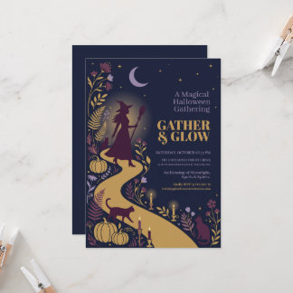 Invitación a la Fiesta de Halloween de la Bruja Má