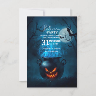 Invitación a la fiesta de Halloween de la Fantasía
