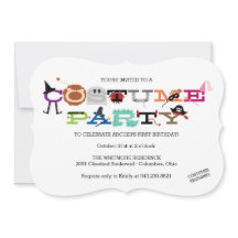 Invitación a la fiesta de Halloween de la Fiesta d