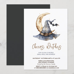 Invitación a la fiesta de Halloween de la Gorra de