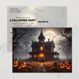 Invitación a la fiesta de Halloween de la Mansión