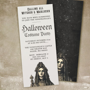 Invitación a la fiesta de Halloween de la sacerdot