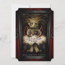 Invitación a la fiesta de Halloween de Lil Voodoo