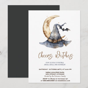 Invitación a la Fiesta de Halloween de Luna Sombre