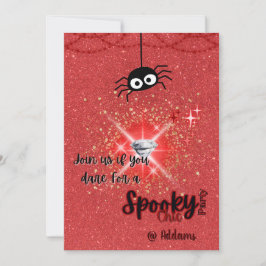 Invitación a la Fiesta de Halloween de Spooky Chic