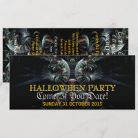 Invitación a la fiesta de Halloween del Ángel de l