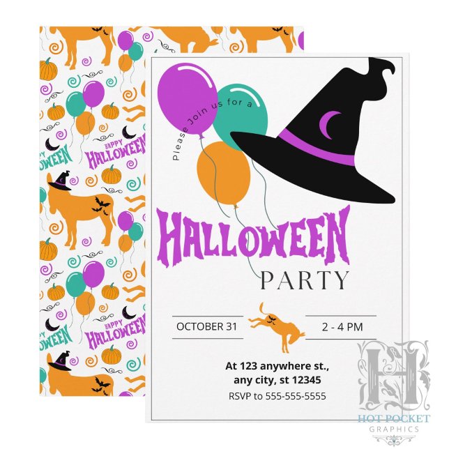 Invitación a la Fiesta de Halloween del Burro (Subido por el creador)