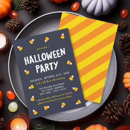 Invitación a la fiesta de Halloween del Candy Blue