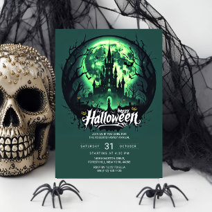 Invitación a la Fiesta de Halloween del Castillo E