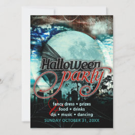 Invitación a la Fiesta de Halloween del Cementerio