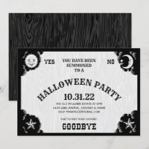 Invitación a la fiesta de Halloween del Consejo de