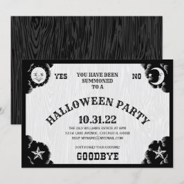 Invitación a la fiesta de Halloween del Consejo de
