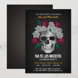 Invitación a la fiesta de Halloween del Día de los