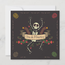 Invitación a la fiesta de Halloween del Día de los