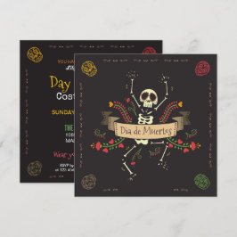 Invitación a la fiesta de Halloween del Día de los