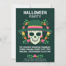 Invitación a la fiesta de Halloween del Día de los