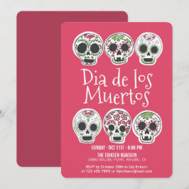 Invitación a la fiesta de Halloween del Día de los