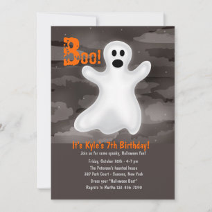 Invitación a la Fiesta de Halloween del Fantasma A