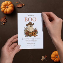 Invitación a la fiesta de Halloween del fantasma v