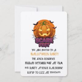 Invitación a la fiesta de Halloween del Festival d