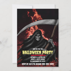 Invitación a la fiesta de Halloween del Personaliz