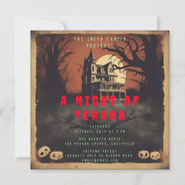 Invitación a la fiesta de Halloween del Poster de