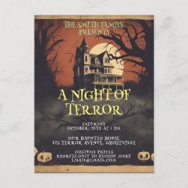 Invitación a la fiesta de Halloween del Poster de